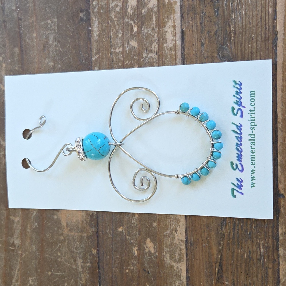 Angel Ornament Wire Wrapped